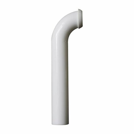 THRIFCO PLUMBING 1-1/2 Inch x 7-1/2 Inch Long Plastic Tubular J-Bend with Nut & 4401663